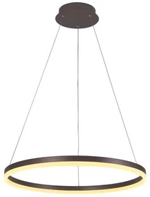 Brilagi - Lampadario a sospensione con filo LED dimmerabile CIRCLE LED/42W/230V 3000-6500K marrone + +TC