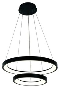 Brilagi - Lampada a sospensione dimmerabile su cavo FALCON SLIM LED/68W/230V Ø 50 cm nera + telecomando