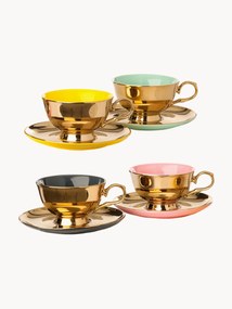 Set di 4 tazzine da caffè con piattino Legacy