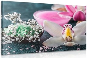 Stampa su tela – Splendida orchidea dettagliata