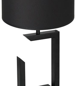 Lampada da tavolo 1xE27/60W/230V 45 cm nero/oro