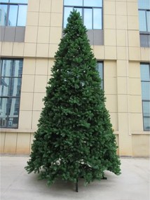 Albero di Natale artificiale Uncino verde H 300 cm x ø 170 cm