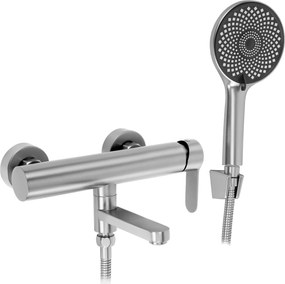 Miscelatore per vasca Rea Arcos Brushed Nickel