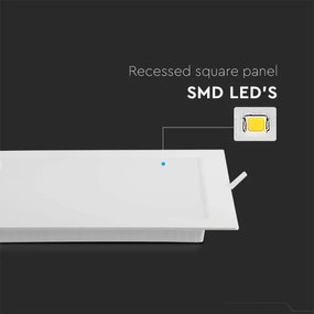 Lampada LED da incasso SAMSUNG CHIP LED/6W/230V 4000K 12x12 cm bianco