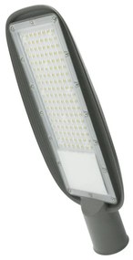 Lampione stradale Led 100W Grigio IP65 Bianco freddo 5000K M LEDME