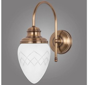 Kemar RI/K/1/M - Applique RINAMA 1xE27/60W/230V ottone