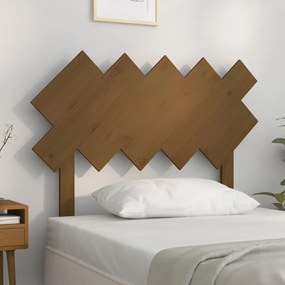 Testiera Per Letto Ambra 104x3x80,5cm İn Legno Massello Di Pino /