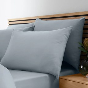 Set copripiumino e federa blu polveroso per letto matrimoniale e per letto esteso 230x220 cm So Soft Non-Iron – Catherine Lansfield