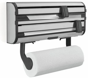 Porta pellicola e alluminio da parete da parete argentato in metallo Parat Royal – LEIFHEIT