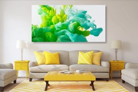 Quadro su tela – Inchiostro in sfumature verdi