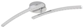 Globo 67169-12IP - Lampadario LED da parete per bagno JULES 2xLED/6W/230V IP44