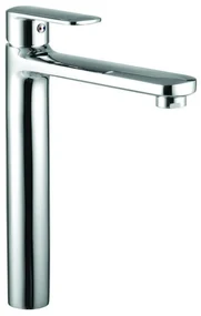 Kamalu - Rubinetto bagno design alto in ottone finitura cromata | Lara-910LA