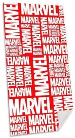 Trade Shop - Telo Mare In Cotone Marvel Avengers Rosso Asciugamano Mare Piscina Bambini