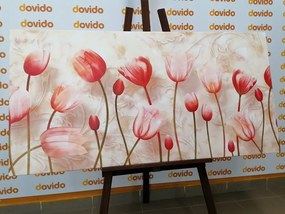 Stampa su tela – Tulipani rosa antico