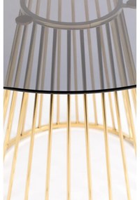 Tavolo da pranzo rotondo con piano in vetro ø 104 cm Floris - White Label