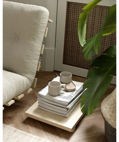 Set di 2 comodini in legno di pino di colore naturale Naturale Dock - Karup Design