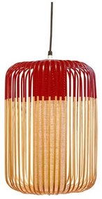 Bamboo Lampada a Sospensione L Rosso - Forestier