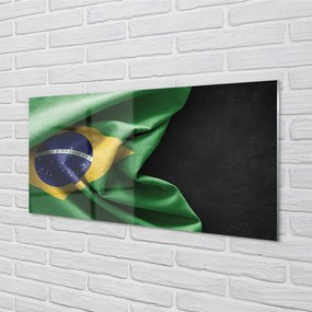Pannello paraschizzi cucina La bandiera del Brasile 100x50 cm