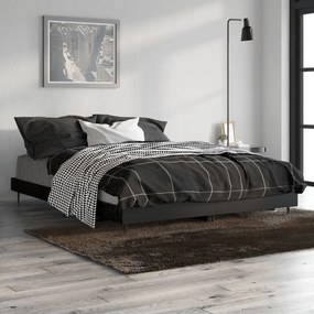 Giroletto Nero 135x190 cm in Legno Multistrato