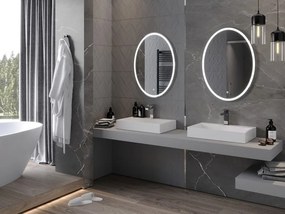Mexen Elz specchio da bagno retroilluminato 60 x 80 cm, LED 6000K, antinebbia - 9802-060-080-611-00