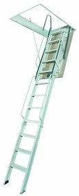 Scala retrattile salvaspazio, Aci Tre  acciaio 70 cm 276-290 cm