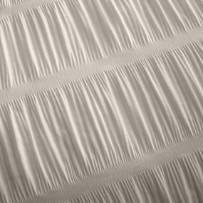 Biancheria da letto beige per letto matrimoniale 200x200 cm Seersucker - Catherine Lansfield