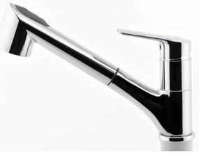 Novaservis - Rubinetto cucina METALIA con doccetta estraibile, cromo lucido
