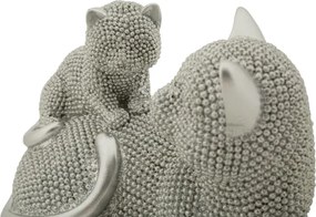 Gatto Sparky Con Cucciolo Cm 19X9X13