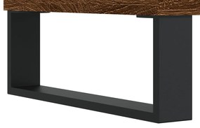 Mobile Porta TV Rovere Marrone 80x36x50 cm in Legno Multistrato