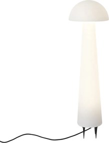 Lampada da esterno da terra bianca 80 cm con LED IP44 - Fungi