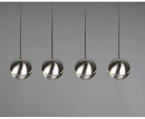 Trio - Lampadario a sospensione con filo FLETCHER 4xE14/40W/230V cromo opaco