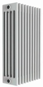 Radiatore acqua calda in acciaio 5 colonne, 10 elementi interasse 53,5 cm, bianco