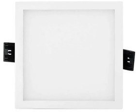 Pannello LED 8W da incasso Quadrato Foro Tondo Ø75mm CCT Colore Bianco Variabile CCT