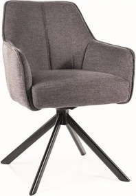 Sedia Brego Notti Brego grigio 18/nero