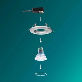 Philips - Faretto da incasso PERIDOT 1xGU10/7W/230V bianco