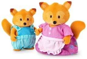 Li'l Woodzeez - Set di miniature TIPPYTAIL famiglia di volpi