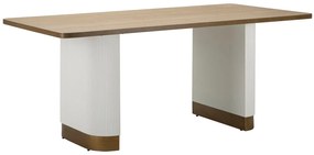 Tavolo da pranzo elegante Tolosa 180x90 cm