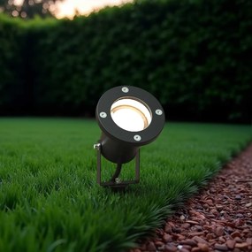 Faretto da Giardino con Picchetto GU10 - Nero