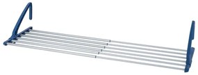 WENKO 63005800 - Stendibiancheria 37,5x21 cm acciaio inox/argento/blu