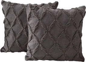 Federe decorative in set 2 pz 43x43 cm Tuffet – Mioli Decor