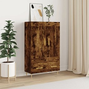 Credenza Rovere Fumo 69,5x31x115 Cm İn Legno Multistrato /