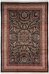 Isfahan Tappeto 250 x 350 Blu (Indian) Annodato A Mano