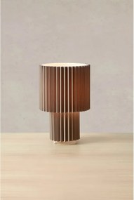 Lampada da tavolo grigia con paralume in tessuto (altezza totale 32 cm) Catis – Markslöjd