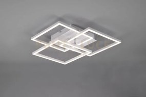 Mobile plafoniera led 27w 3200lm, 2700 - 6000k bianca 3 quadrati or...