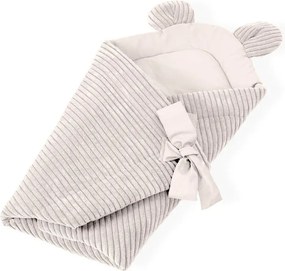 Copertina per neonati beige in velluto a coste 35x65 cm – Meowbaby