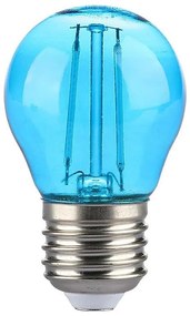 Lampadina LED FILAMENT G45 E27/2W/230V blu