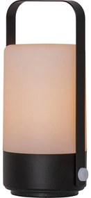 Lanterna LED nera e beige, altezza 19 cm Flame - Star Trading