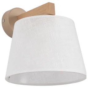Brilagi - Lampada da parete LATTE SABIA 1xE27/15W/230V pino/bianco