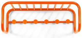 Attaccapanni da parete arancione in metallo con scaffale 72 cm Retro – Spinder Design