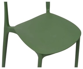 Sedia da esterno verde in plastica Biá – Bonami Essentials